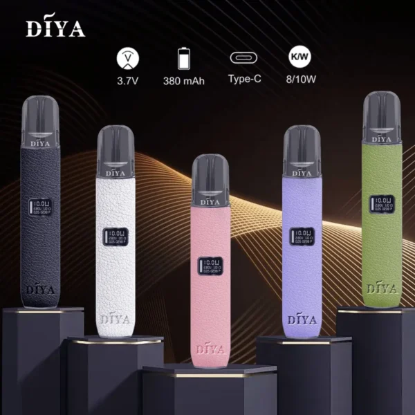 【DIYA 叮啞主機】通用一代煙彈 | 一代皮革顯示屏主機